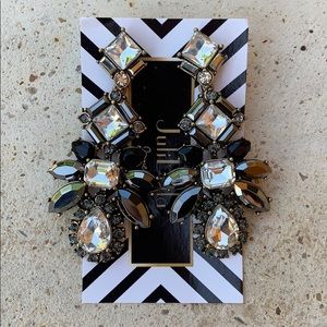 Stunning Fashion Long Statement Crystal Earrings